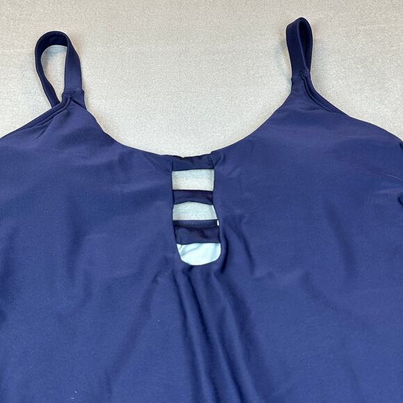 Cupshe Women's Medium Navy Blue Swimsuit - Picture 6 of 13